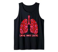 Love Your Lungs - Respiratory Therapy Therapist RT Gifts Tank Top