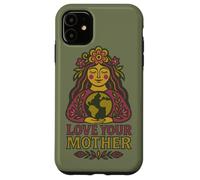 Love Your Mother Earth Gaia Goddess Nature Spiritual Design Case for iPhone 11