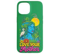 Love Your Mother Earth Gaia Goddess Nature Spiritual Design Case for iPhone 15