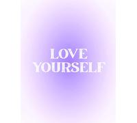 Love Yourself: Cornell Notes Notebook: Aesthetic Purple Corn Notes for College and University Students, A4 Size