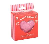 Love Yourself Heart-Shaped Cherry Bath Bomb | Vegan & Cruelty-Free | Handmade in The UK
