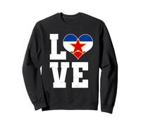 Love Yugoslavia Design Proud Yugoslav Nostalgia Sweatshirt
