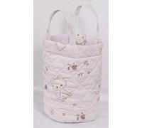 Love2Sleep Small Nursery Nappy Toys Storage Round Basket Bag - Kitten