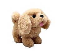 Loveable Robot Dog Toy Short Hair Perfectly Cozy And Ready For Adventure; The Hottest Toy Trend Of The Year Gfm847 (Beige, 19cm)