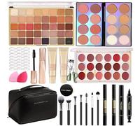 Loveächt All in one Makeup Set - Cosmetic Make Up Starter Kit With Storage Bag - Portable Travel Make Up with Eye Shadow Palette, Lipstick