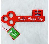 loveballoonsbedfordshire Christmas Large Sparkly Red Santa's Magic Key