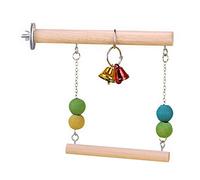 Lovebird Finches Budgies Cage Perch Stand Bridge Swing Climbing Woodeb Hammock Toy For Bird Bird Swing Outdoor