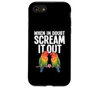 Lovebird Owner Enthusiast Lover Scream Green Lovebird Case for iPhone SE (2020) / 7/8