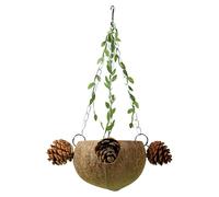 Lovebird Rest House - Nest, Natural Habitat Nest | Decorative Cage for Parrots, Parrots, Budgies, Lovebirds, Four Seasons Rest Haven