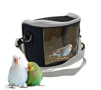 Lovebirds Carry Bag - 6.3 Inch, Compact Size, Secure Transparent Clear Pocket, Lightweight Transportation | Pet Rescue, Amateur Bird Training, Weekend Camping Outdoor Adventure