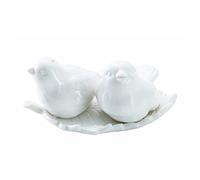 Lovebirds in The Window Ceramic Salt & Pepper Shakers Creative Bird Spice Jar Kitchen Tools Gadgets Party Supplies 1pair