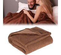 FETNHU Loveblanket - Waterproof Blanket for Couples, Multifunctional Pet Blanket for Dog Cat, Protects Sofa Mattress and Furniture (Brown, 20 in x 28 in)