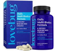 Lovebug Daily Multibiotics Formula, 30 Tablets