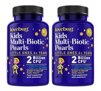 Lovebug Little Ones Kids Multi Biotics, 120 Pearls - 3 Billion CFU Allergen-Free, Non-GMO