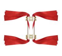 Lovecheer 2PCS Red Party Noise Makers Spirit Sticks Cheerleading Bell for New Year Christmas Birthday Gifts