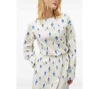 lovechild brushstroke-print blouse - White 34