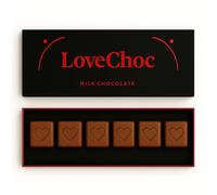 LoveChoc Couples Chocolate - Intimacy Enhancing Aphrodisiac Chocolate for Date Night | Heart Chocolates | Aphrodisiac Chocolates Tabs chocolate | Ethically Sourced, Gluten-Free, Vegan