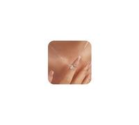 LOVECOM S925 Sterling Silver Heart Necklace for Women Dainty 14k Gold Plated CZ Infinity Love Heart Opal North Star Pendant Choker Necklaces Trendy Chain Jewelry Birthday Gifts for Mom to Daughter, NO