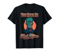 Lovecore Frankenstein Halloween You Make Me Feel Alive Top T-Shirt