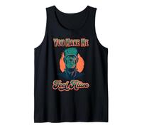 Lovecore Frankenstein Halloween You Make Me Feel Alive Top Tank Top