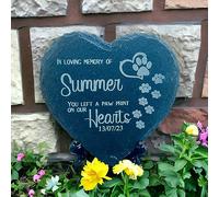 LoveCraftsLove Personalized Pet Memorial Plaque - Engraved, Customise, Heartfelt Tribute to Cat, Dog Forever Remember Your Beloved friend