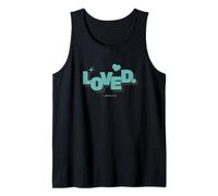 Loved 1 John 4:16 Christian Faith Bible Verse Tank Top