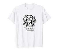 Loved by a Dachshund saying dog mom Long Haired Dachshund T-Shirt