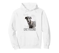 Loved By A Greyhound Dog Puppy Pet Mom Dad Pullover Hoodie
