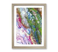 Loved By Hope Abstract Framed Print | A2 Oak Framed Wall Art | Ready to Hang | Abstract Fantasy Picture | Living Room Bedroom Lounge Office
