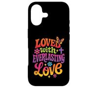Loved With Everlasting Love God Jesus Christian Faith Case for iPhone 17
