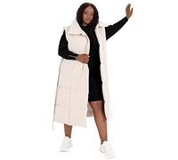 Lovedrobe Ladies Womens Gilet Sleevless Winter Jacket Beige Size 28