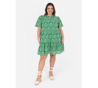 Lovedrobe Women's Angel Sleeve Tie Back Smock Mini Dress in Green | Size: 26 Lovedrobe Green 26
