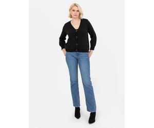 Lovedrobe Women's Diamante Cardigan Crop Top Set in Black | Size: 16-18 Lovedrobe Black 16-18