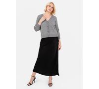 Lovedrobe Women's Diamante Cardigan Crop Top Set in Grey | Size: 20-22 Lovedrobe Grey 20-22