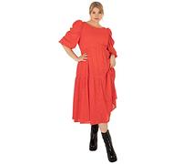 Lovedrobe Women's Dress, Coral, 18