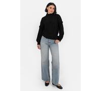 Lovedrobe Women's Floral Applique Jumper in Black | Size: 12-14 Lovedrobe Black 12-14