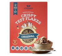 Lovegrass Ethiopia Crispy Teff Flakes | Award Winning Healthy, Whole Grain Breakfast Cereal 350g | Gluten Free | Vegan, High Protein, Fibre, Vitamins & Minerals | No Artificial Sugar