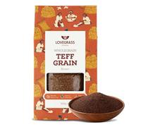 Lovegrass Ethiopia Habesha Brown Teff Grain 500g | Gluten Free | Vegan, High Protein, Vitamins & Minerals | Great for Baking or as a Rice, Couscous or Quinoa Substitute