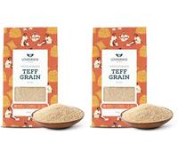 Lovegrass Ethiopia Habesha White Teff Grain 500g | Gluten Free | Vegan, High Protein, Vitamins & Minerals | Great for Baking or as a Rice, Couscous or Quinoa Substitute (Pack of 2)