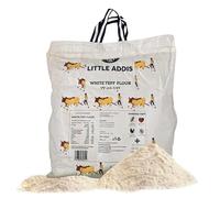 Lovegrass Ethiopia Little Addis Habesha White Teff Flour 5kg | Gluten Free | Vegan, High Protein, Vitamins & Minerals | Great for Baking Including the Traditional Injera Flatbread