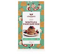 Lovegrass Teff Waffle & Pancake Mix - 320g - Gluten Free - High in Magnesium, Iron & Fibre