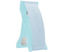 LOVEHANDLE PRO Premium Phone Grip - Silicone Phone Strap - Magnetic Phone Mount and Kickstand for Smartphone and Tablet - Frosty Blue Glow Silicone