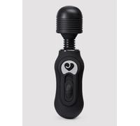 Lovehoney Black Micro Magic Wand Vibrator with 3 Speeds & Flexible Neck - Plastic - Petite