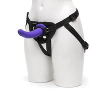 Lovehoney Advanced Unisex Strap-On Harness Kit with 7 Inch G-Spot Dildo - Purple Purple