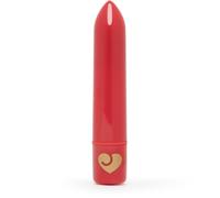 Lovehoney Magic Bullet Vibrator - 4 Inch Vibrator Bullet with Tapered Tip - 10 Function Multispeed Mini Sex Toy for Women - Lipstick Massager Waterproof - Sex Toys for Couples - Red