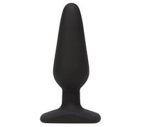 Lovehoney Classic Silicone Medium Butt Plug - Black Black