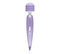 Lovehoney Classic Wand Vibrator 12 Speeds | Soft Silicone Flexible Head| Ergonomic Handle| Extra Powerful Body Clit Massage Sex Toy for Women Men & Couples | Mains Powered Massager Gun | Lilac