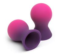 Lovehoney Colourplay Colour-Changing Silicone Nipple Suckers - Purple Purple