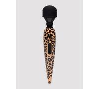 Lovehoney Deluxe Rechargeable Mini Leopard Massage Wand Vibrator - Brown Brown