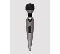 Lovehoney Deluxe Mini Electric Handheld Massager for Women | Wireless Back, Neck & Shoulder Wand Massager for Muscles | Rechargeable with 17 Powerful Modes & Flexible Silicone Head | Grey